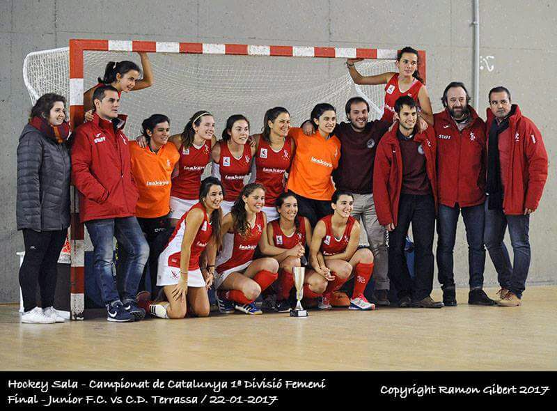 Equip 1era femení Sots Campiones Catalunya hockey Sala