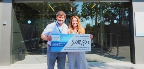 EL DINAR SOLIDARI MARC TEJEDOR RECAPTA 3.012,50 € PER A LA RECERCA CONTRA EL CÀNCER AL VHIO